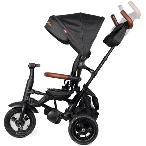 Велосипед трехколесный Qplay Rito Deluxe Brown (S380-17RitoDeluxeBrown): Рекомендуемый возраст от 10 месяцев