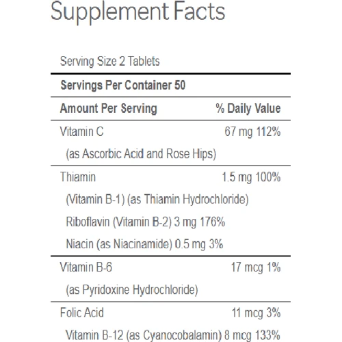 Puritan's Pride Iron All (Plus Liver, B-complex, Vitamin-C) 100tabl: Тип Мультиминералы