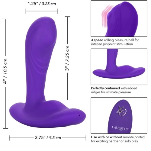 CalExotics Remote Pinpoint Pleaser - вибромассажер простаты, 7.25x3.25 см