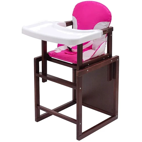 Стульчик-трансформер Babyroom Пони-220 тонированный пластиковая столешница розовый - белый (626191): Тип трансформер