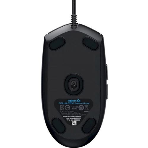 Мишка Logitech G203 Gaming Lightsync RGB Black (910-005790): інтерфейс підключення USB