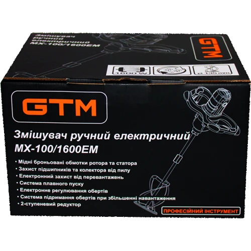 Міксер GTM MX-100 / 1600EM: Виробник GTM