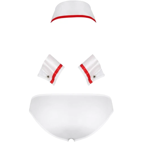 Сексуальный комплект Passion 037 SET GREGORY white L/XL