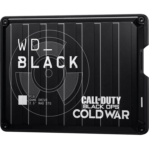 Внешний жесткий диск WD Black P10 Game Drive Call of Duty: Black Ops Cold War 2TB (WDBAZC0020BBK-WESN): Размеры, мм 118x88x12.8