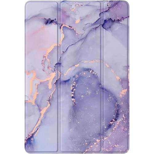 Аксесуар для планшетних ПК BeCover Soft Edge TPU з Pencil Mount Purple Marble для Xiaomi Redmi Pad SE 8.7 (712577)