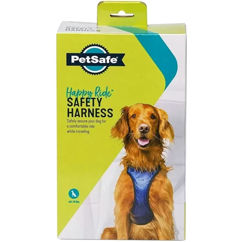 Шлея PetSafe Happy Ride Safety Harness для собак автомобильная черно-синяя L (57856) фото 3