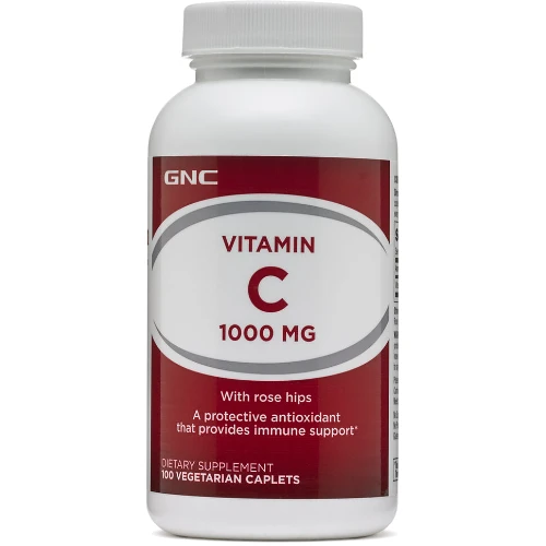 GNC Vitamin C 1000 mg with Rose Hips Вітамін С 100 таблеток
