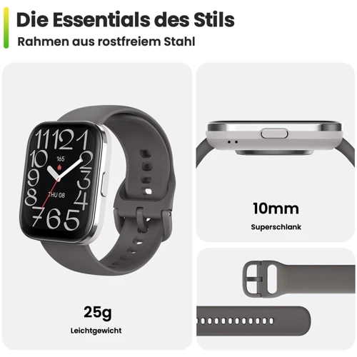 Смарт-часы Amazfit Bip 5 Unity Charcoal: Виды спорта Велоспорт, Бег