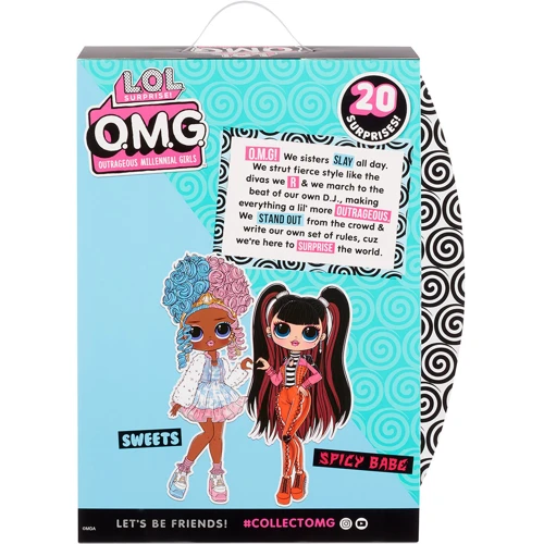 Игровой набор с куклой L.O.L. Surprise! серии O.M.G S4 Леди Конфетка с аксессуарами (572763) фото 6