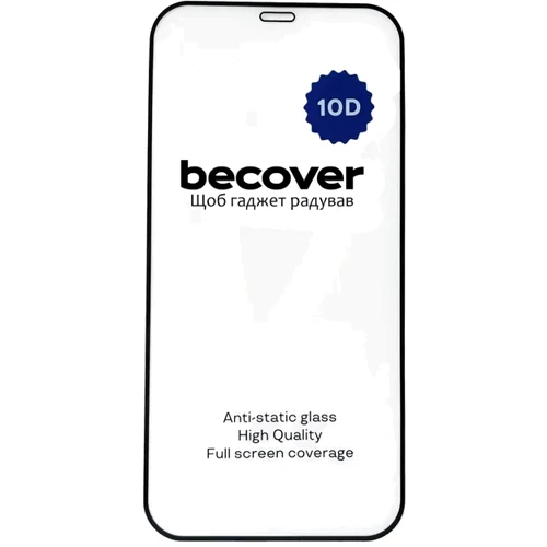 Захисне скло для iPhone BeCover Tempered Glass 10D Black для iPhone 12 (711324) фото 5