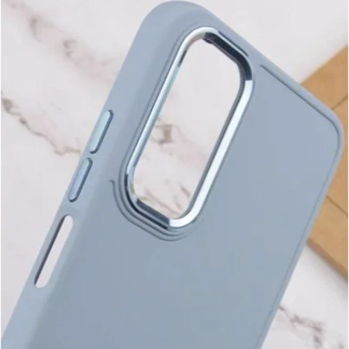 Чехол для телефонов TPU Case Bonbon Metal Style Mist Blue for Samsung A145 Galaxy A14 4G/A146 Galaxy A14 5G: Цвет голубой