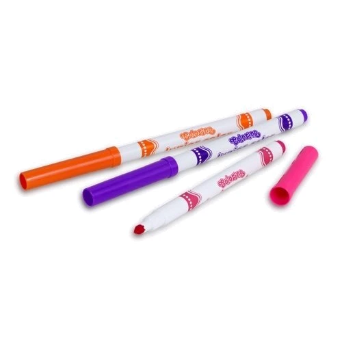 Фломастери Colorino Junior 12 кольорів (10 стандартних і 2 флюор), (34609PTR): Тип На водній основі