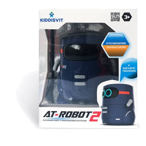 Умный робот с сенсорным управлением и обучающими карточками - AT-ROBOT 2 (темно-фиолетовый, озвуч.укр) (AT002-02-UKR): Тип робот