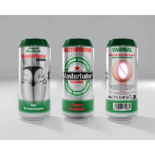 Мастурбатор-вагина Alive Heineken Vagina II в виде банки пива