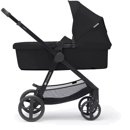 Универсальная коляска 3 в 1 Kinderkraft Newly Classic Black (KSNEWL00BLK3000): Материал колес резина