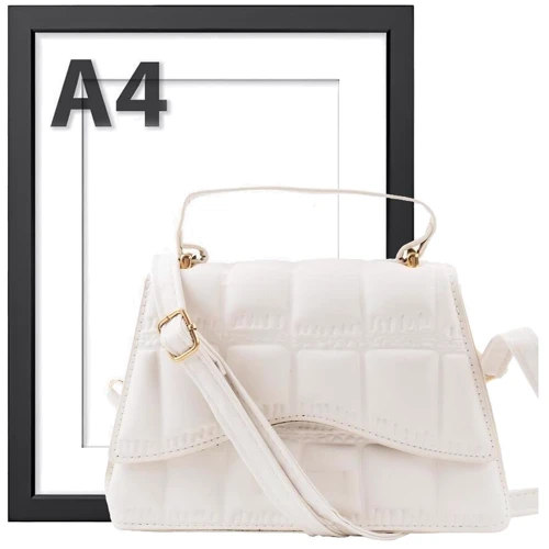 Женская сумка-сэтчел Valiria Fashion белая (5DETAA9245-white): Застежка Магнитная