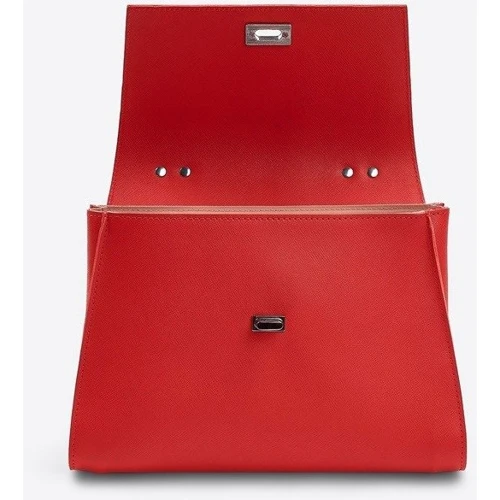 Женская сумка-сэтчел The Wings Classic Saffiano красная (TW-Classic-red-saf): Тип Сумки