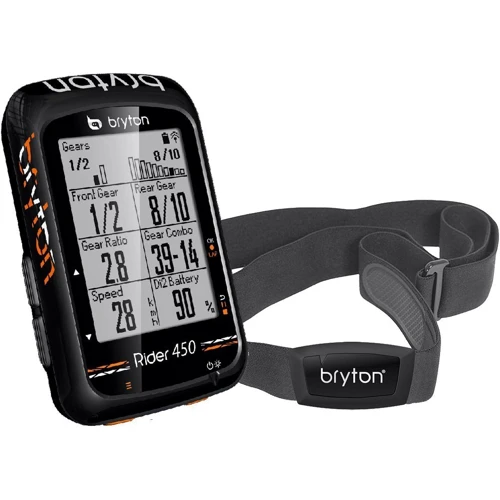 Велокомпьютер Bryton Rider 450 H (+ датчик пульса) (617040200000): Производитель Bryton