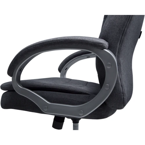 Кресло GT Racer X-2873-1 Business Fabric Dark Gray: Оснащение Подлокотники, С колесиками, С крестовиной