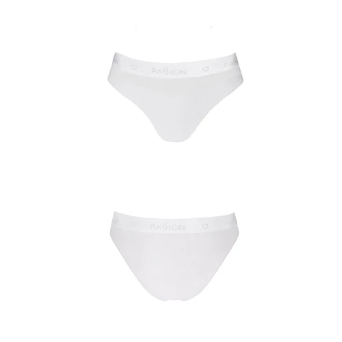 Трусики с прозрачной вставкой Passion PS006 PANTIES white, size L