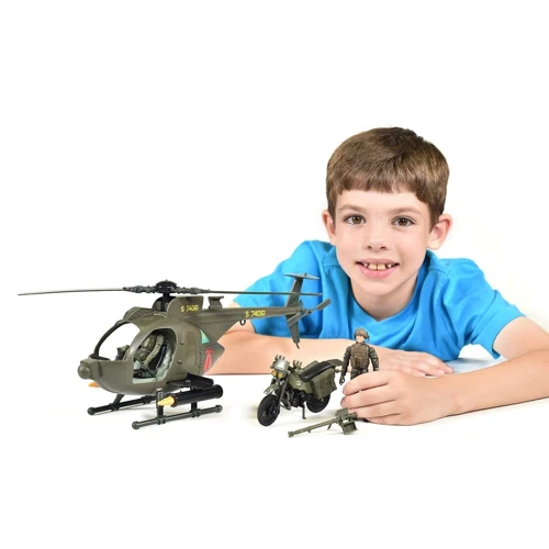 Игровой набор Elite Force Многофункциональный вертолет MH-6 (101860) фото 9