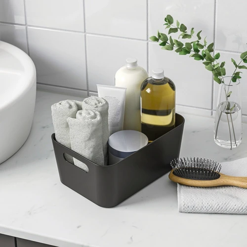 Контейнер ІКЕА UPPDATERA 24х17 см Антрацит (80504049)