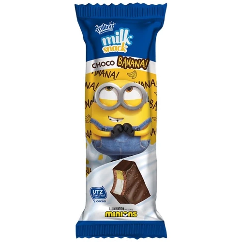 Бисквитное пирожное Milino Minions Snack (со вкусом банана), 30 г (WT3716)
