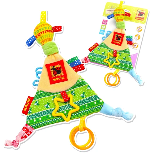 Погремушка Macik Треугольник с кольцами (МК6101-03): Производитель Macik