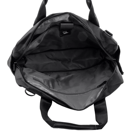Мужская сумка мессенджер Tekstyl черная (VT-2348-black) фото 9