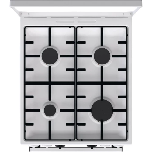 Плита комбинированная Gorenje MEKS512W: Количество газовых конфорок 4