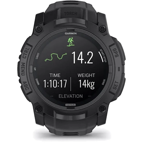 Смарт-часы Garmin Instinct 3 AMOLED 50mm Tactical Edition Black with Black Band (010-03020-50): Материал ремешка Силикон