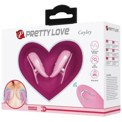 Вібростимулятори для сосків з пультом дистанційного керування LYBAILE Pretty Love Cayley (BI-300036W)