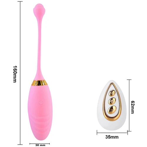 Виброяйцо с пультом NDS B21-3 Light Pink (23749)