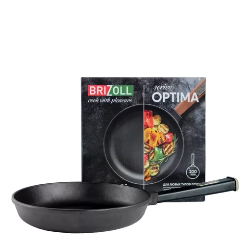 Сковорода Brizoll Optima-Black 200х38.5 мм (O2035-P1): Тип сковороды Традиционная