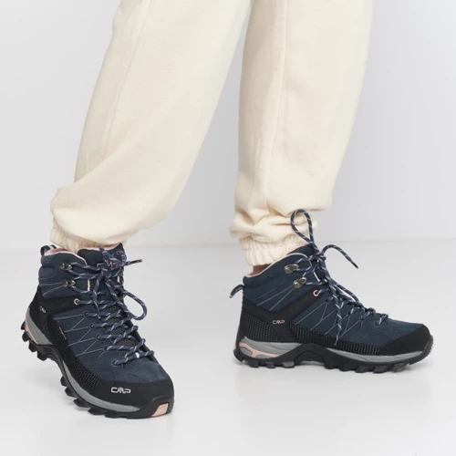 Ботинки CMP Rigel Mid Wmn Trekking Shoe (3Q12946-53UG) 35 (36) темно-синие натуральная замша демисезон фото 6