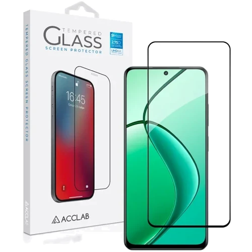 ACCLAB Tempered Glass Full Glue Black for Realme 12+: Совместимость Realme 12+