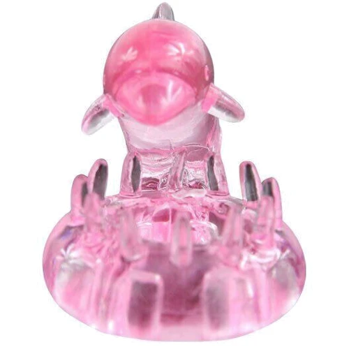 Виброкольцо Love Dolphig Ring Pink Дельфин