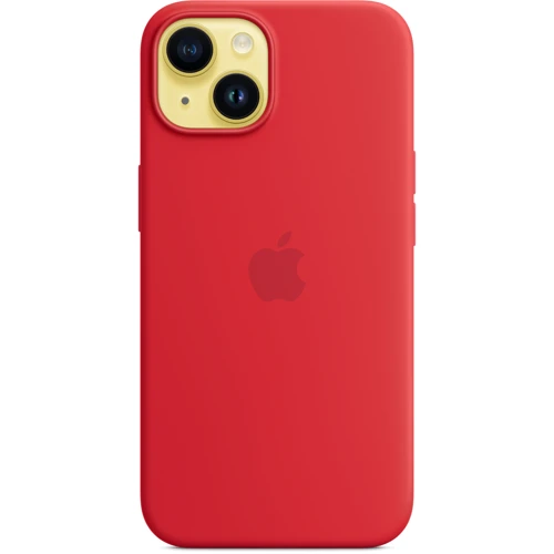Чехол для iPhone Apple iPhone 14 Silicone Case with MagSafe - (PRODUCT)RED (MW5U3ZE/A) фото 7