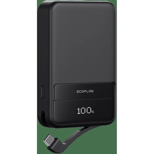 Зовнішній акумулятор EcoFlow Power Bank 5000mAh RAPID Magnetic 30W Black (EF-RAPID5000-B-EU)