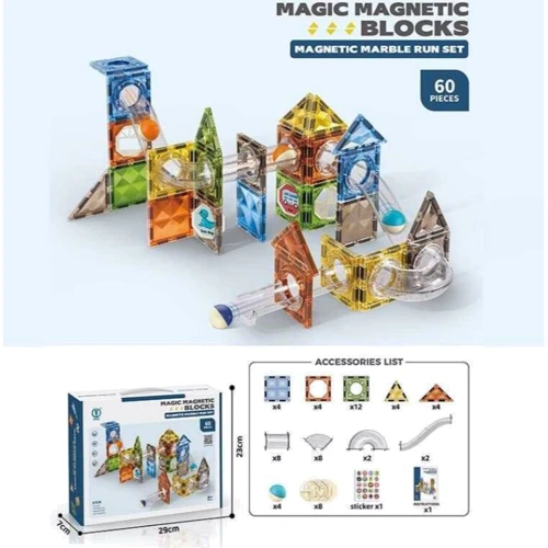 Конструктор магнитный A-Toys 60 деталей (3306)