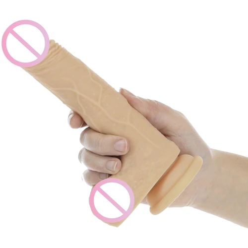 Фаллоимитатор с ротацией и пульсацией Naked ADDICTION The Freak 7,5″ Rotating & Thrusting Vibrating Dong, пульт ДУ