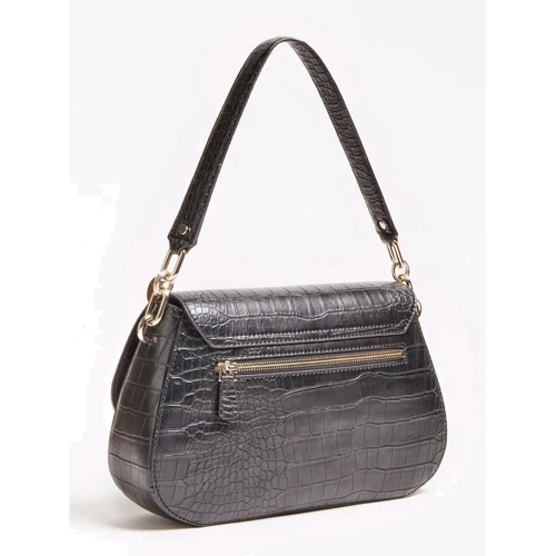 Жіноча сумка-сетчел Guess Triple G Shoulder Bag чорна (HWTG7748190-BLA): Стать жіночий