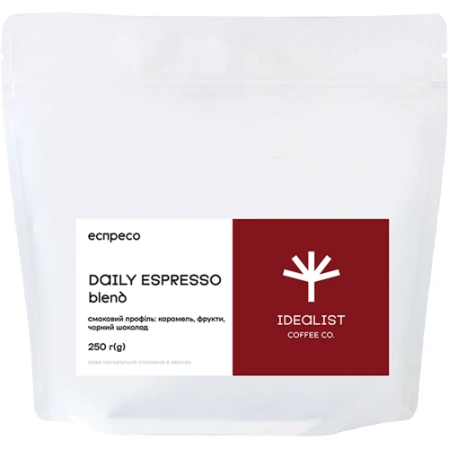 Кофе IDEALIST COFFEE Co Daily Espresso бленд в зернах 250 г