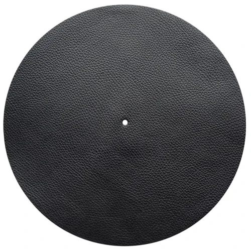 Audio Anatomy Slipmat Leather - Black - Diameter 295Mm - Thickness 1.5 mm (ACCLP018)