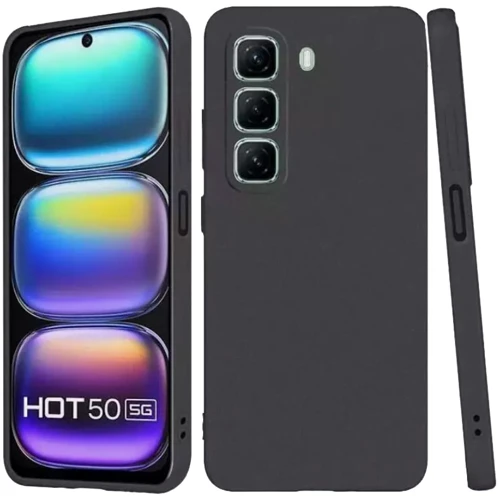 Чехол для телефонов BeCover TPU Case Black for Infinix Hot 50 (X6720) (712282): Тип накладка на заднюю часть