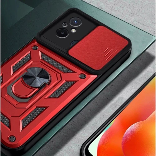 Чохол для телефона BeCover Military Red для Xiaomi Redmi 12C (709168): Тип накладка на задню частину