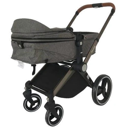Коляска универсальная Viga Toys Welldon 2 в 1 (серый) (WD007-2) фото 13