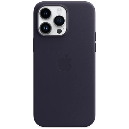 Чехол для iPhone Apple for iPhone 14 Pro Max Leather Case with MagSafe Ink (MPPP3) : Цвет фиолетовый