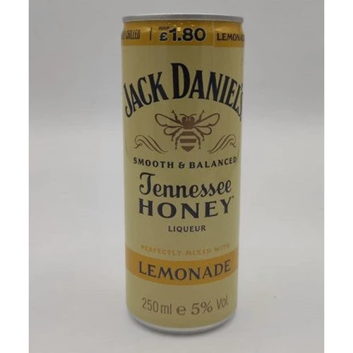 Напиток алкогольный Jack Daniels Honey Whiskey-Lemonade ж/б 0.250л (PLK5099873005217)