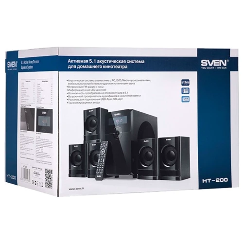 Акустическая система SVEN HT-200 Black фото 6